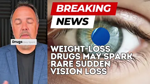 Weight-Loss Drugs May Spark Rare Sudden Vision Loss — Experts Advise Caution Breaking News: Studies in JAMA Network Open show a small increase in rare optic nerve issues—including NAION—among users of GLP-1 weight-loss medications like Ozempic, Wegovy, Mounjaro, and Zepbound. Though absolute risk remains low, the findings highlight the importance of personalized treatment and vigilance, especially for older adults or people with preexisting eye conditions. GLP-1 drugs still offer substantial benefits, but discussing potential eye risks with a healthcare provider is crucial. Sources: JAMA Network Open, Healthline, The Guardian #WeightLoss #GLP1 #VisionHealth #Ozempic #Wegovy #Mounjaro #BreakingNews