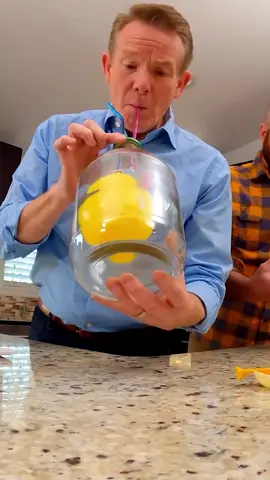How Does The Balloon Blow Up From the Red Straw???