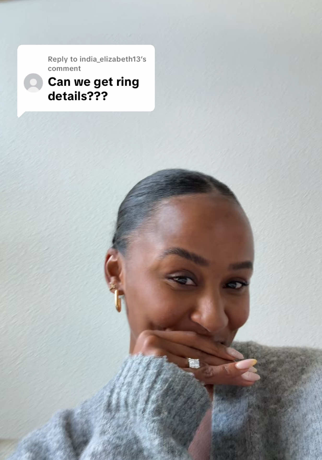 Replying to @india_elizabeth13 Y’all have been asking so here’s the tea on my ring 💍 ✨ #ad What the 4Cs actually mean, who @GIA is, and why it all matters when picking a diamond 🤍