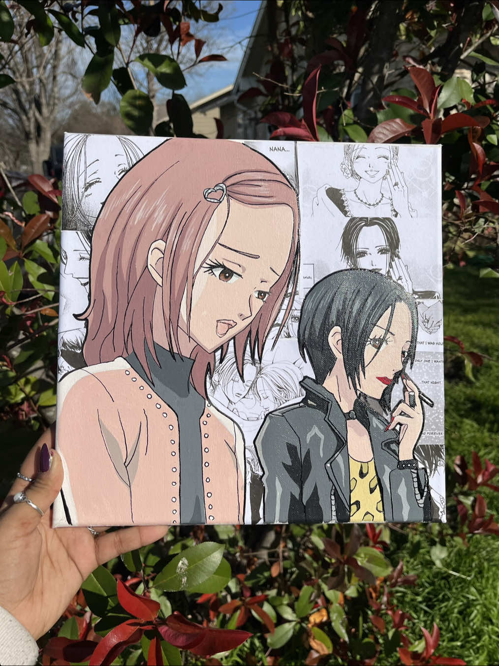 “Hey Nana…”🍓 #nana #nanamanga #hachi #nanaanime #nanaandhachi #animeart #manga #fypシ #fypシ゚viral #animeartists #shegotaway #chappellroan #animeedit #anime 