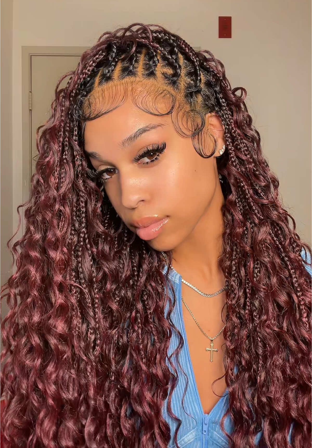 I don’t have to spend all day at the salon anymore! #frodiohair #braids #fyp 