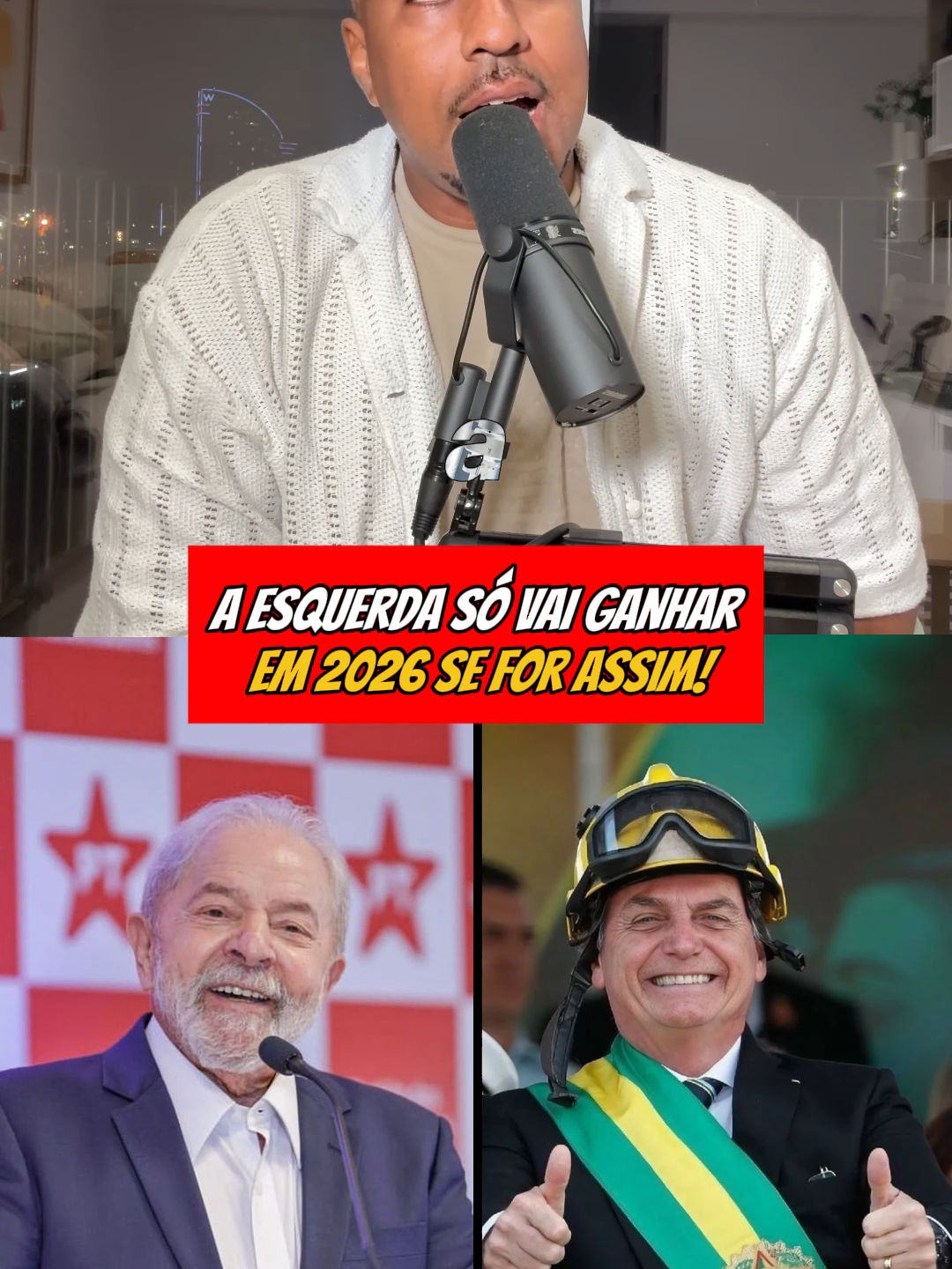 Essa é a única maneira da esquerda ganhar da direita em 2026 #raiam #raiamsantos #lula #redessociais #bolsonaro #politica #PT #esquerda