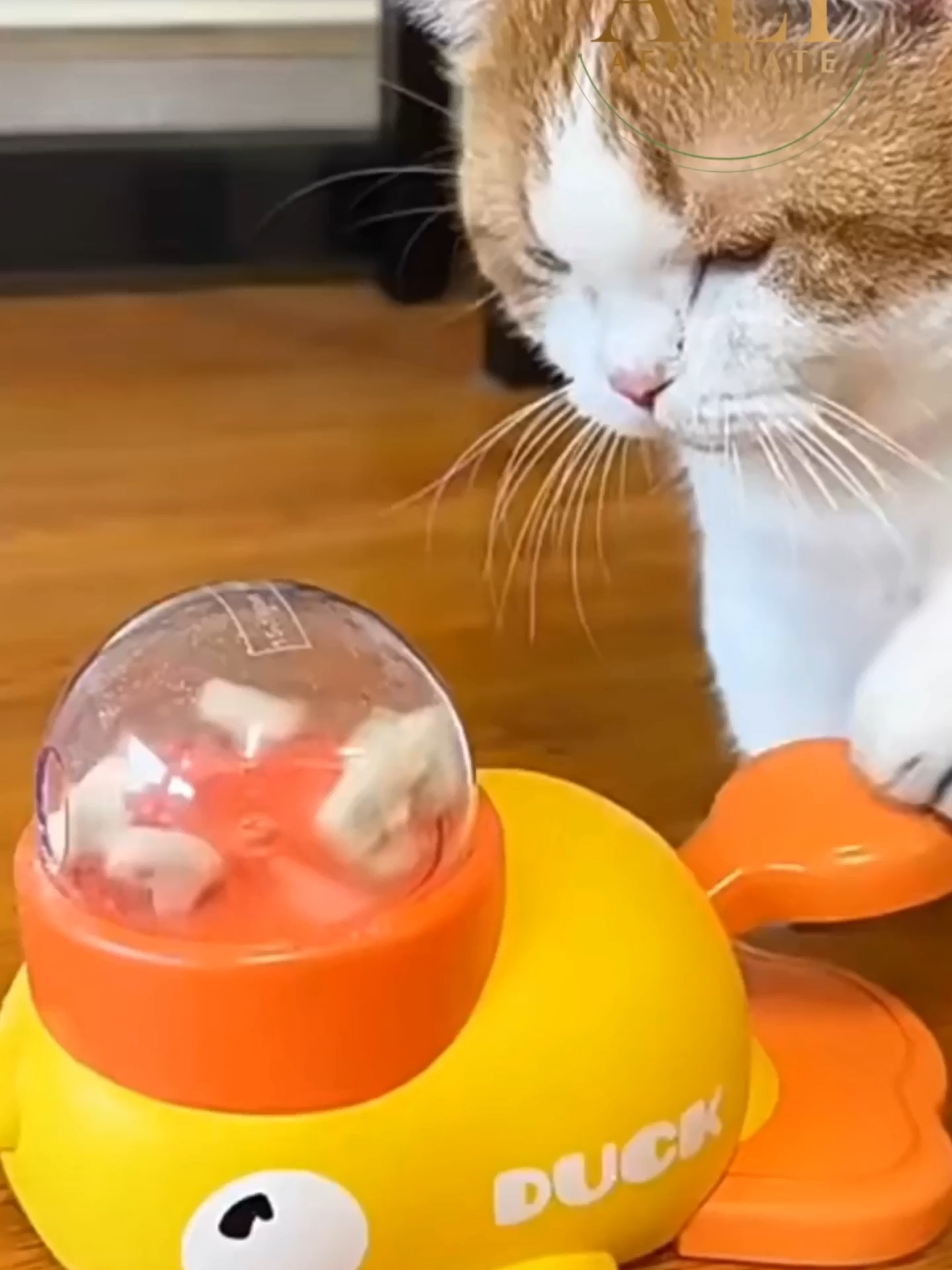 ☝️Tap my profile for details & purchase 🛒 Fun Duck Toy That Feeds and Entertains Pets #PetToy #InteractiveFeeder #DogCatFun #PetEntertainment