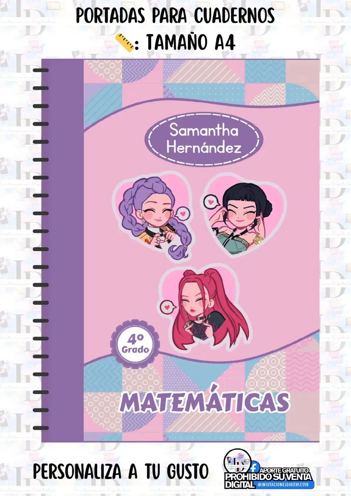 Veaaan que belleza.😍 Portadas para cuaderno de K-Pop Las Demon Hunters y Saja Boys, ideal para este regreso a clases.🤩🤩 -Contamos con el archivo PDF listo para imprimir en venta, escríbenos para más información.🫶🏻 #fyp #paratiiiiiiiiiiiiiiiiiiiiiiiiiiiiiii #portadas #siguenosparamascontenido #portadasparacuadernos 