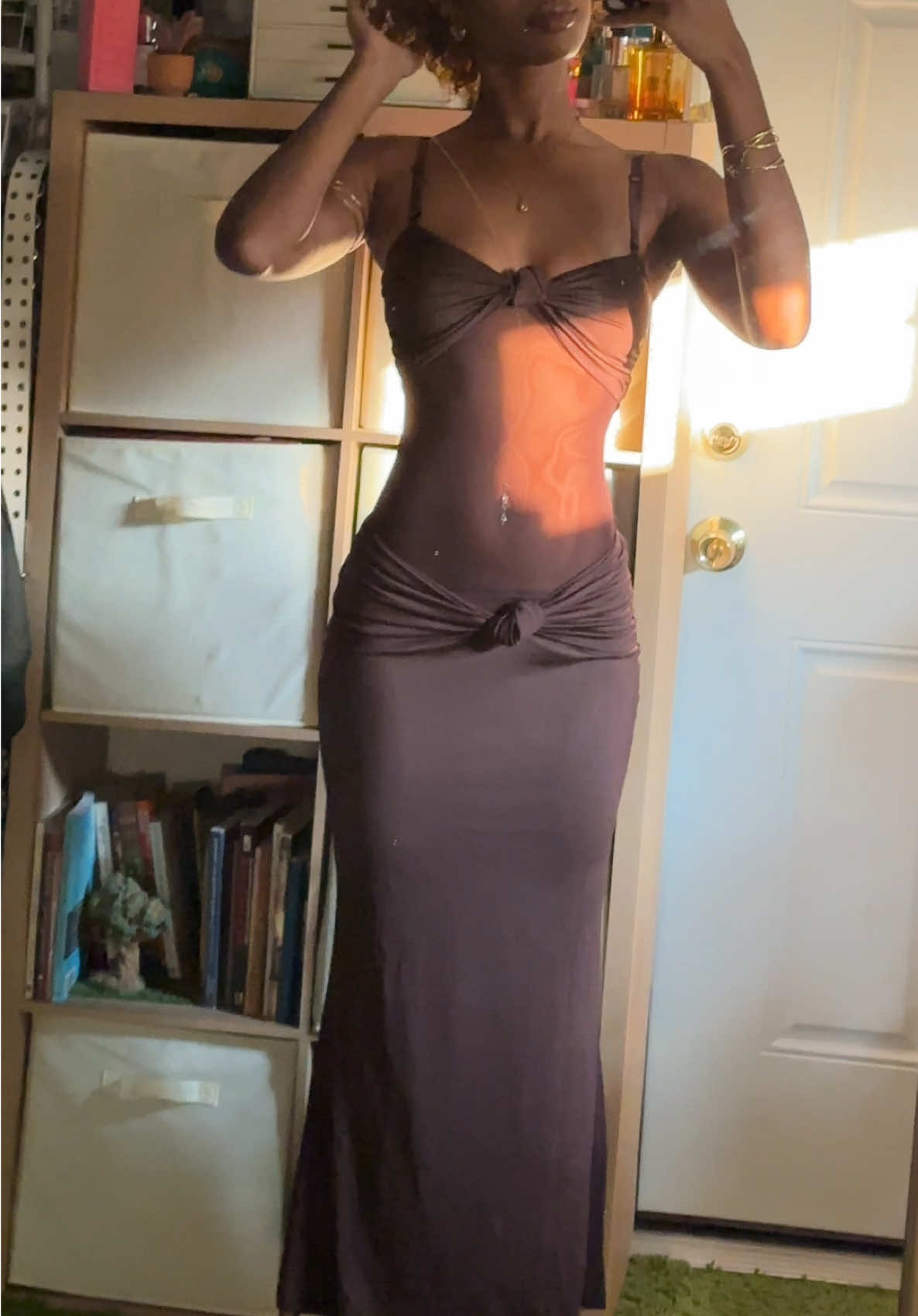 literally perfect🤎 #dress #maxidress #OOTD  