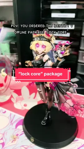 genuinely thought this went missing cause it was stuck in transit for three weeks || #idv #identityv #tracyreznik #lockcore #mechanic 