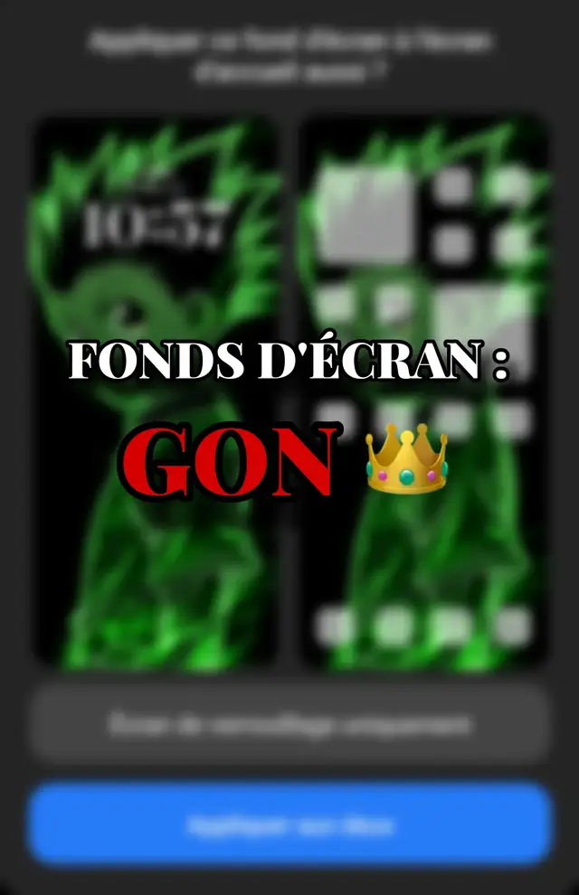 FONDS D'ÉCRAN DE GON 👑 #gon #animefyp #wallpaper #hunterxhunter #hxh 