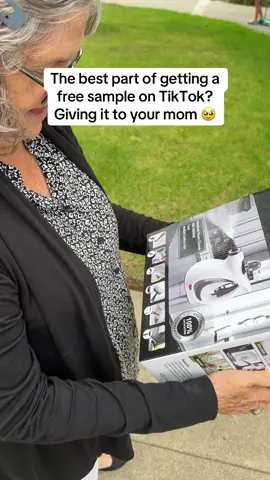 My mom saw an ad for this steam cleaner on instagram and I surprised her with one 🥰