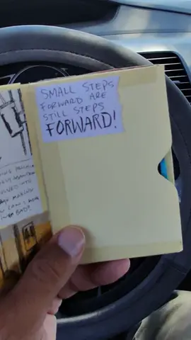 Small steps forward are still steps forward #JunkJournal #PocketJournal #UrbanJournal #raybanmeta 