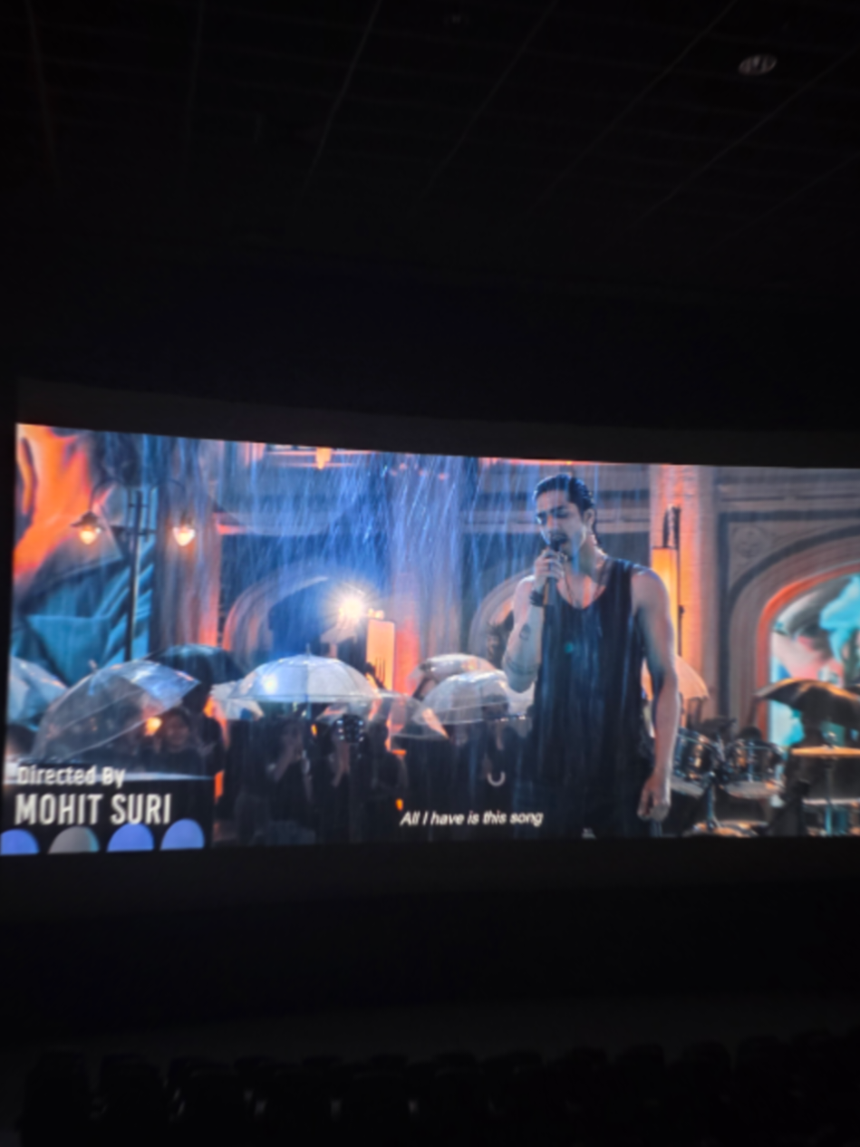 A nice movie though quite similar to an old hollywood movie #saiyaara #centaurus #islamabad to #toronto 