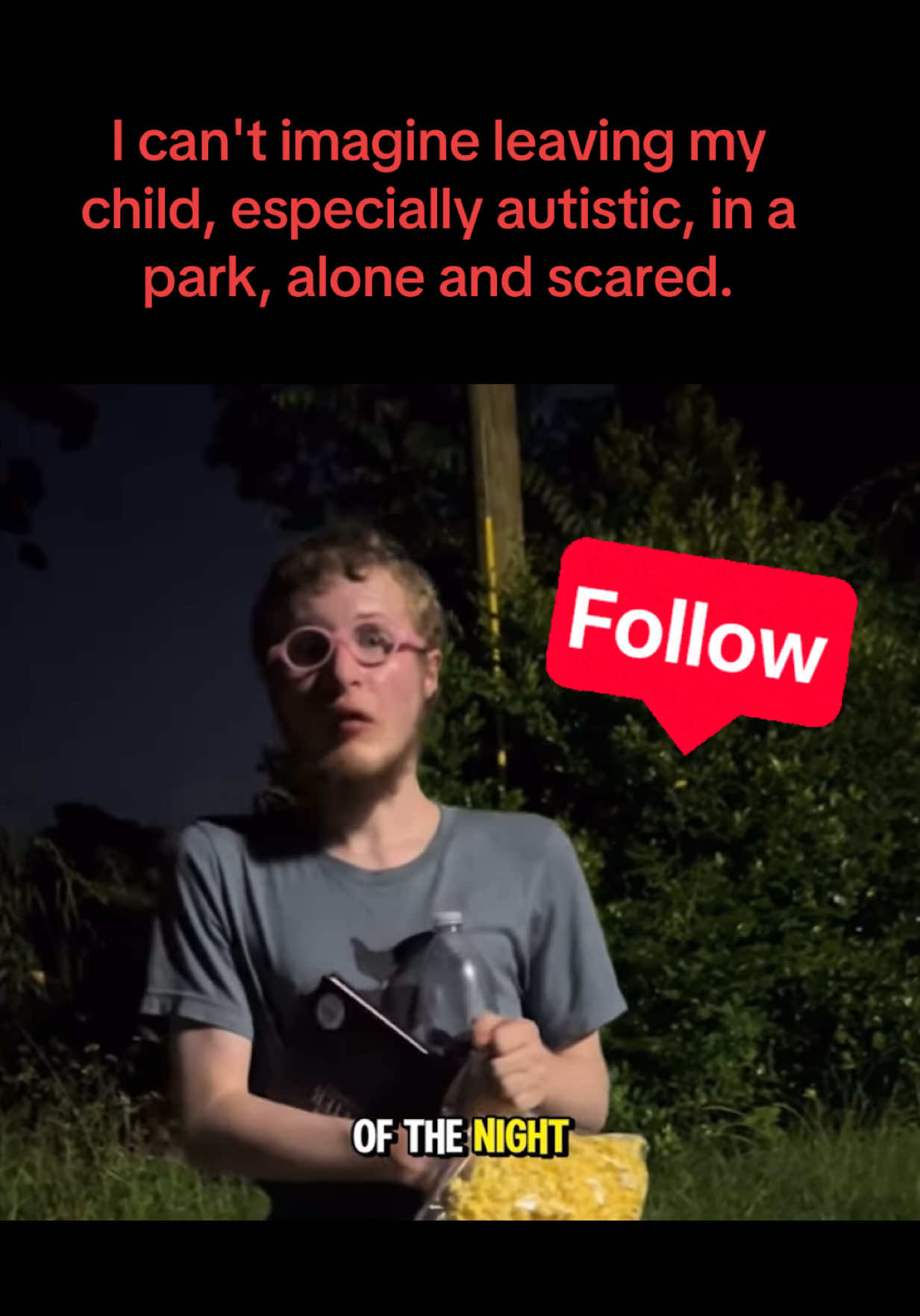 I can't imagine leaving my child, especially autistic, in a park, alone and scared.#viral #fyp #tiktok #foryoupage #copsoftiktok 