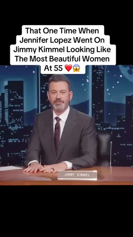 That One Time When Jennifer Lopez Went On Jimmy Kimmel #jenniferlopez #jlo #jimmykimmel #jlobeauty 