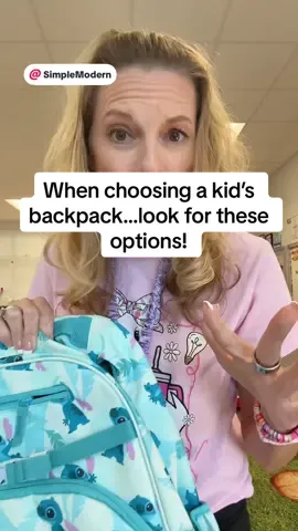 If you are looking for a backpack for back to school, this is a great option! @Simple Modern the backpacks are durable, high quality, and will last all year! #kidbackpacks #backtoschool #parentsoftiktok #firstdayofschool #schoolsupplies 