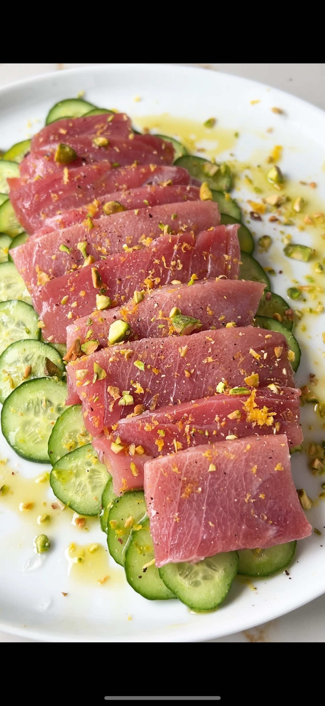Tuna belly crudo #crudo #EasyRecipe #tunarecipe #FoodTok #foodtiktok 
