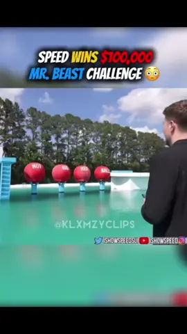 Part 1 | Ishowspeed wins $100,000 Mr. Beast challenge 😳 #viral #xzyabc #ishowspeed #fyp #mrbeast 