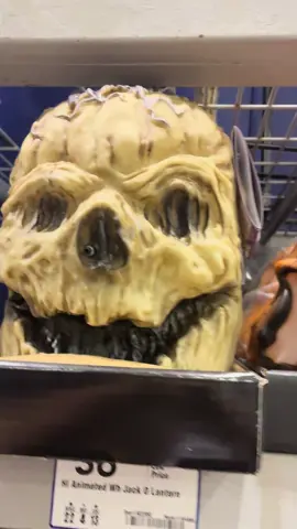 Animated Talking White Pumpkin from Lowes #animatronic #halloween #animated #pumpkin 