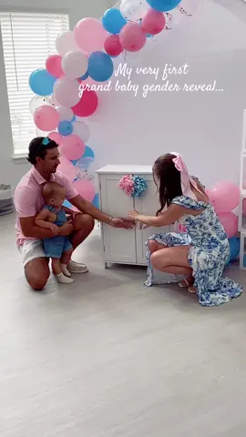 Gender reveal! My first one 🥺 #genderreveal #dresser #pinkorblue #girlorboy #teampink 