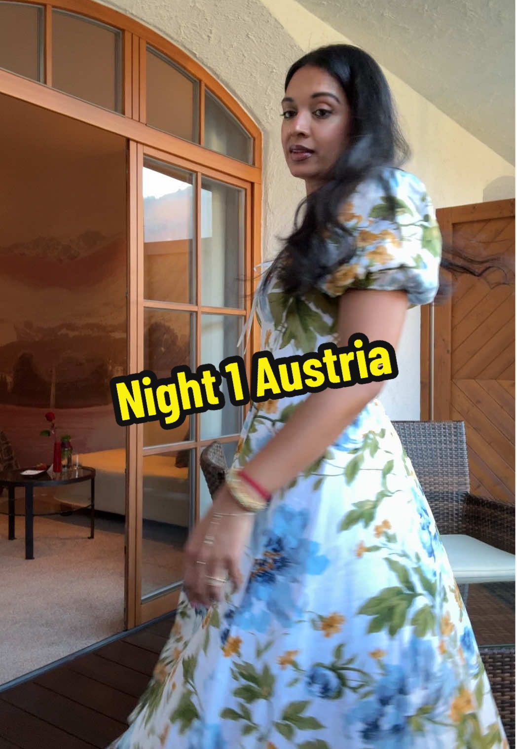 Night 1 in Austria 🇦🇹✨ #styleinspo #OOTD #sustainablefashion #austria #schlosshotelkitzbuehel 