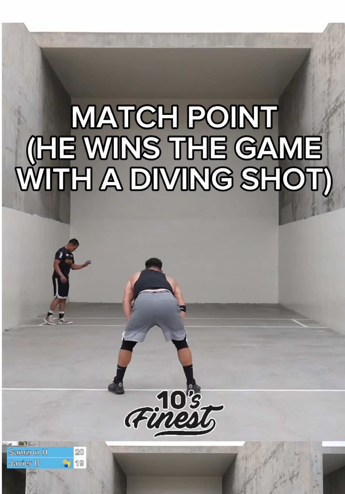 That’s how you win 💪 #handball #threewall #3wall #californiahandball #tensfinest  