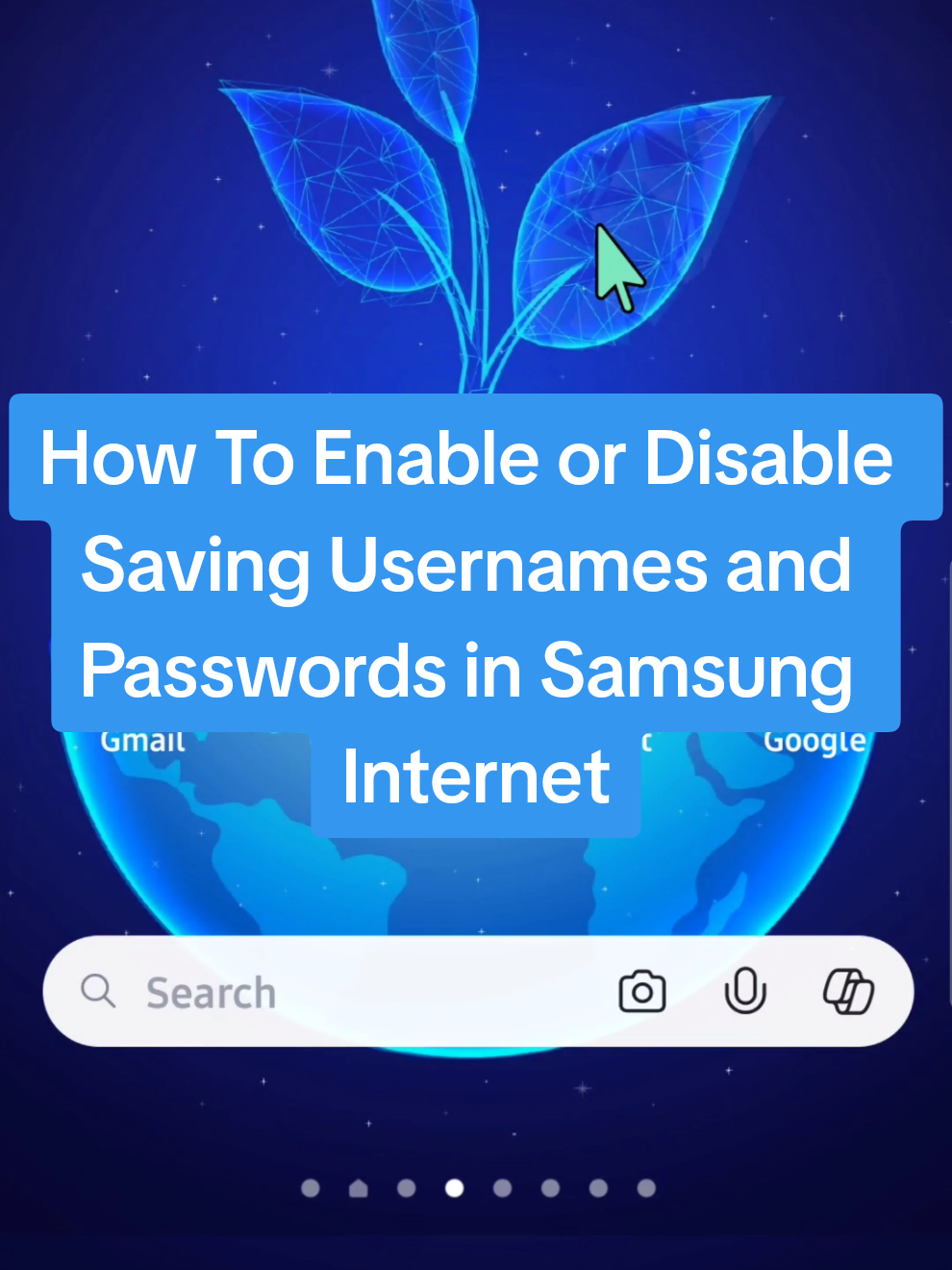 How To Enable or Disable Saving Usernames and Passwords in Samsung Internet #smartphone  #creatorsearchinsights #android 