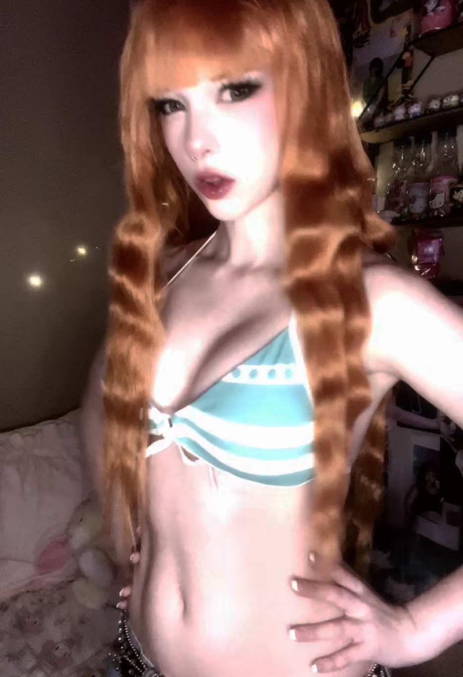 #NAMI *ೃ༄ fake body TikTok 🫩 #cosplay #onepiece #onepiececosplay #namicosplay @adxre.cos @Frosty ❄️ @nicky 🕷️ @skibidinnoitra 