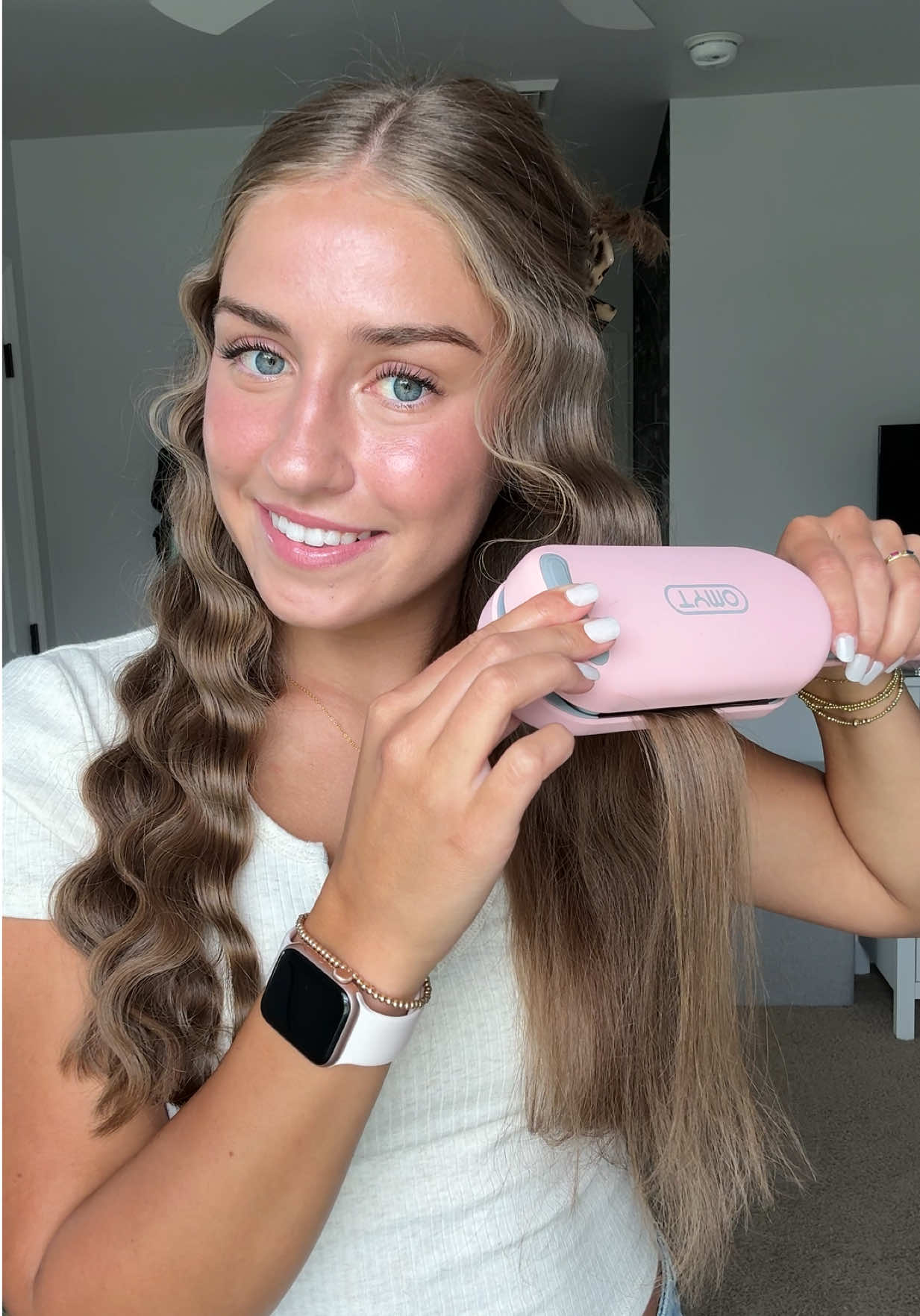Which wave do you like better?!🎀 #tymorovy #crimper #tymobeauty #curlstymo #hairstyle 