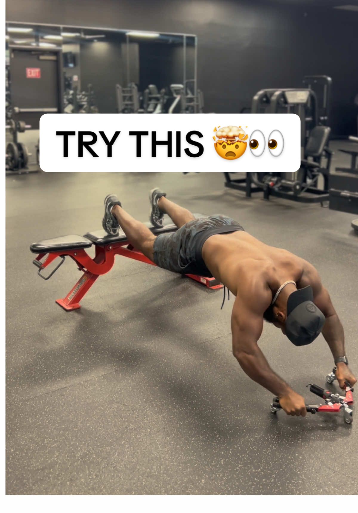 So I just do stuff like this instead 🤷🏾‍♂️😔#fyp #workout #gym #Fitness 