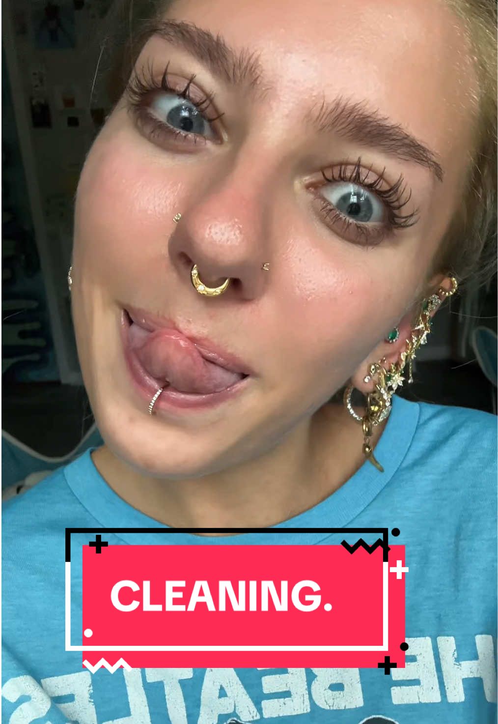 THEY ARE FROM @IMBER BTW🤩🤩 use code mckenna15 for money offff  #piercing #piercings #earrings #jewelry #asmr 