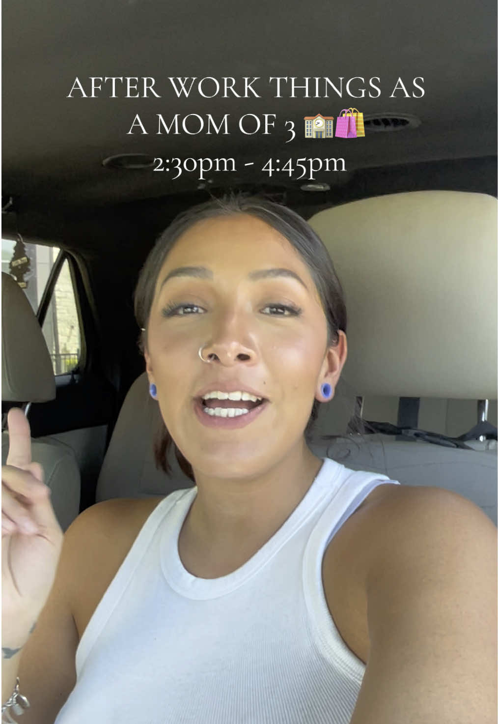 Anyone else kids just starting school this week? Back on a non stop schedule!! 😎  ##mondays##afterwork##runerrandswithme##backtoschool##afternooninthelife