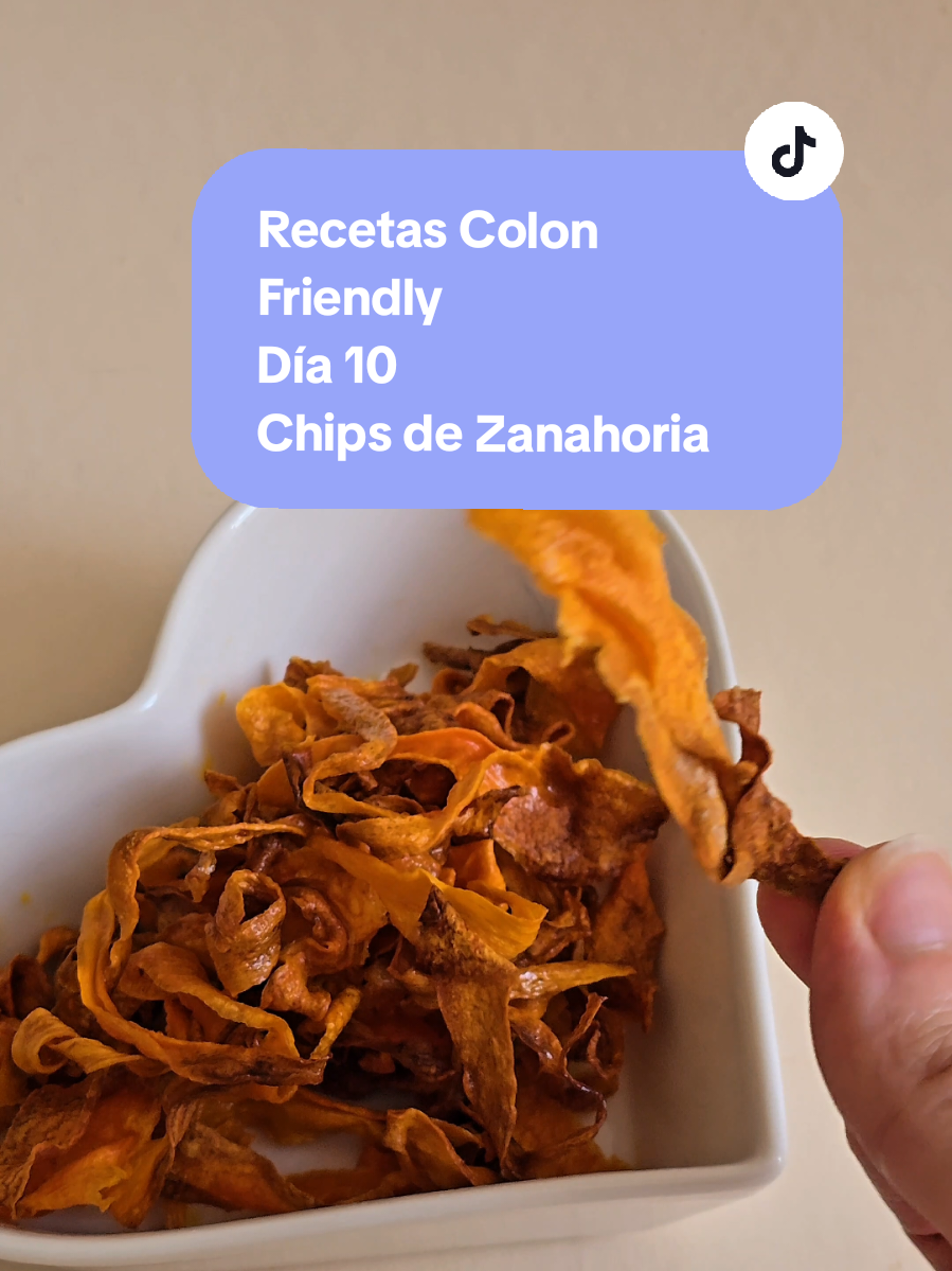 Necesitas ✨️ 1 zanahoria ✨️ aceite de oliva (1 cucharada aprox) ✨️ sal al gusto  #recetas#recetas #colonirritable #saludable 