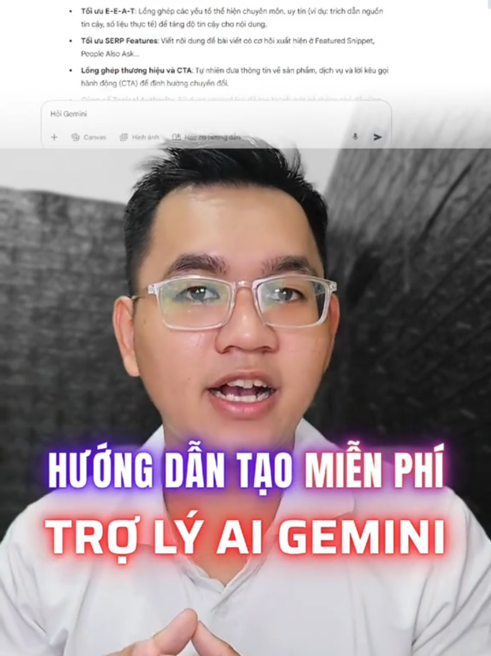 Tạo trợ lý AI cá nhân trên Gemini, cực đơn giản. #Learn_with_Binh #tự_học_ai #ai #agent 