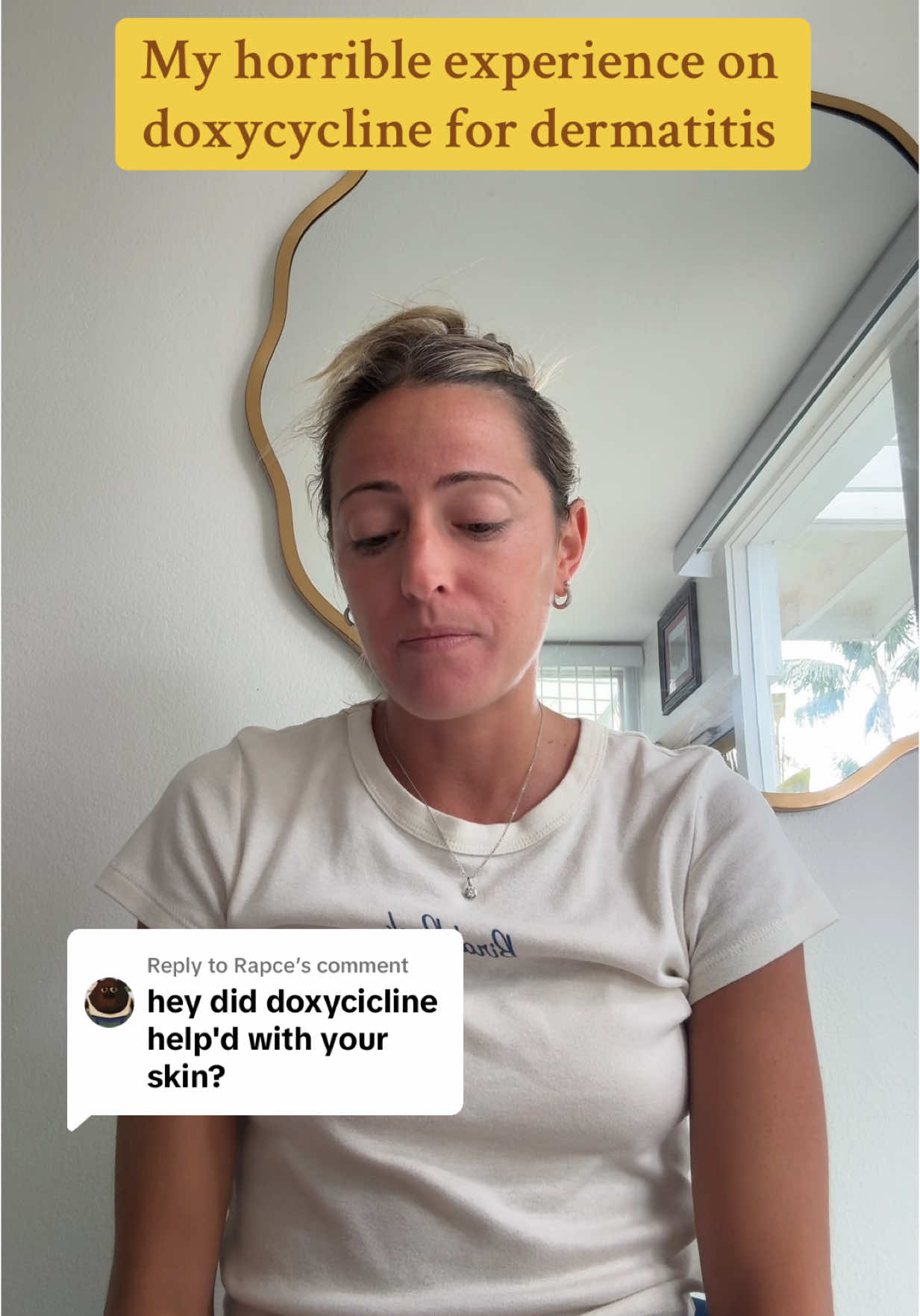 Replying to @Rapce #doxycycline #doxycylineforacne #dermatitis #dermatology #antibiotics #skinissue #chronicillness #holistichealth #wellnessjourney #skinhealth 