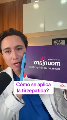 Cómo se aplica la tirzepatida? # Glp1 #tirzepatida 