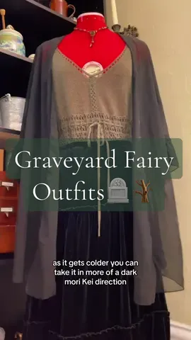 #graveyard #cemetery #gothic #vintage #thrifted #mysterybox #stylebundle #fairycore 