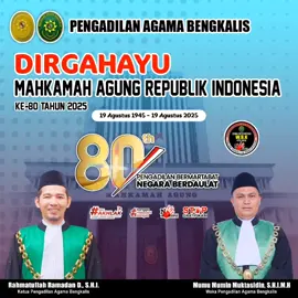 Dirgahayu Mahkamah Agung Republik Indonesia 