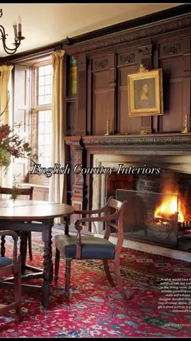 Cozy elegance, timeless charm, and countryside warmth. #EnglishCountryStyle #Timelessinteriors #CountryHouseCharm #ElegantLiving #Homelnspiration