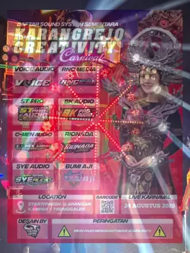 Jadwal karnaval di sekitaran trenggalek yang akan datang. Tiktok : Jejak Si Gendut Official Youtube : Jejak Si Gendut Official Fb : Viki Irvan Yulistiawan  Jangan lupa di POSTING ULANG  ya kak biar FYP dan kalian biasa terkenal heheheh.. Terima kasih.. #hkproaudio #karnavaltrenggalek #sounkarnaval #stproaudio #kampaktrenggalek 