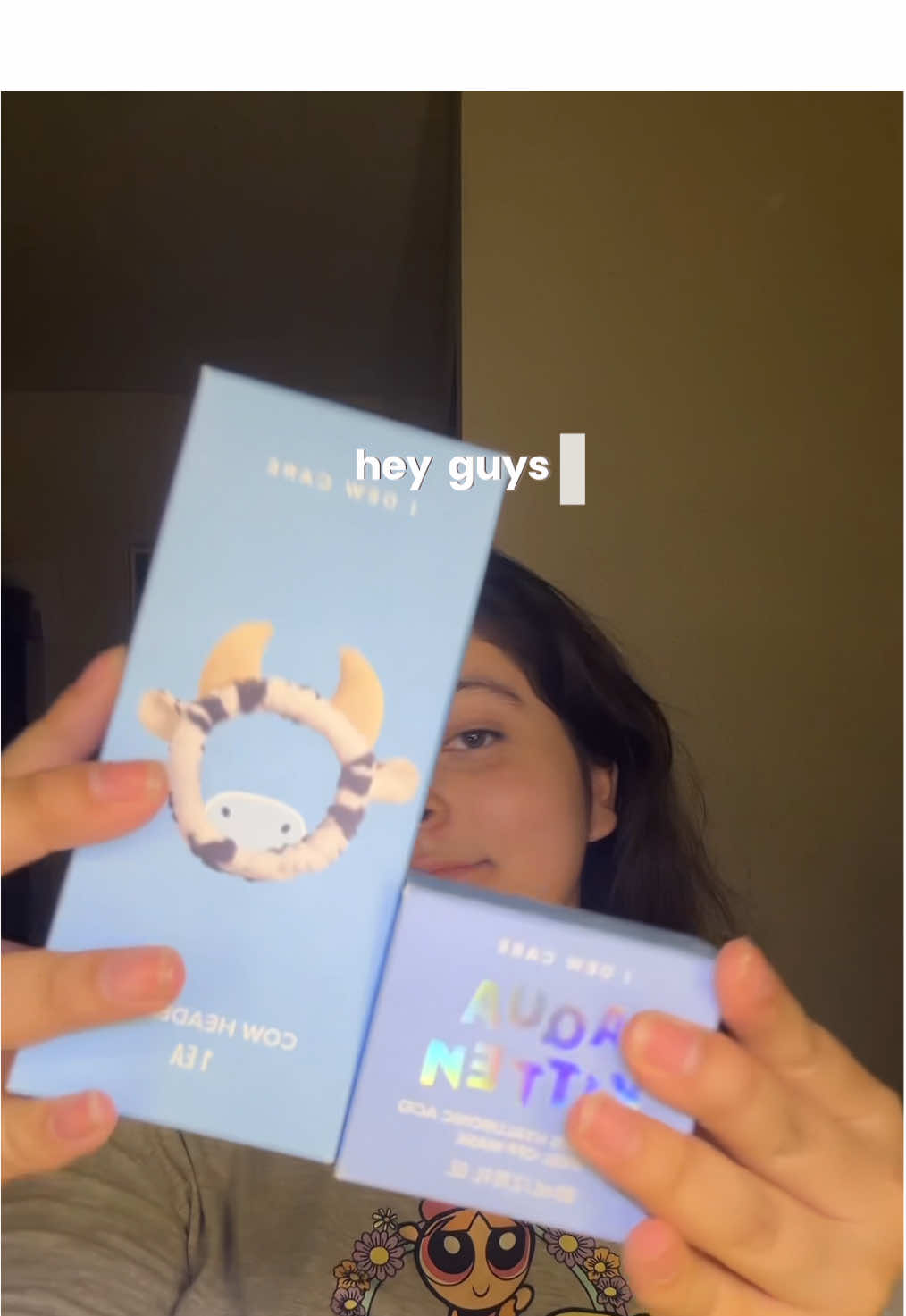 Try the hyaluronic acid peel off mask and the cow headband from @I Dew Care with me✨💗 #fyp #skincare #xyzbca #trywithme #review 