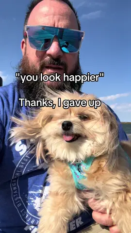 Did I ? I’m confused #ceoofmaryland #heybree #youlookhappier #puppy #chesapeakebay 