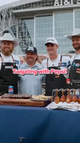 I had a blast cooking tailgate recipes with @Pepsi & the @Dallas Cowboys this season! I can’t wait for you to see the deliciousness I cook up with my buddies Butter, Banger & Trent. Stay tuned! #MeatChurch #TexasBBQ #Cowboys #Pepsi