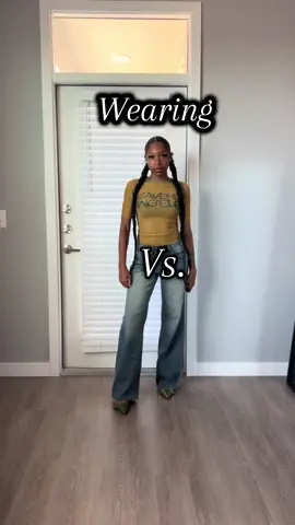 I’m starting to love these #wearingvsstyling videos 😍! #foryoupage 