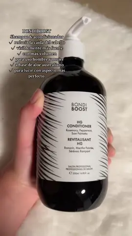 SUFRES DE LA CAÍDA DEL CABELLO? BONDI BOOST SHAMPOO & ACONDICIONADOR ideal para aquellas personas que desgraciadamente se encuentran en la situación de pérdida de cabello, apto para todo tipo y textura de cabello. #bondiboost #fyp #viraltiktok 