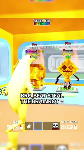 Bro Beat Steal the Brainrot 💀 #fortnite #brainrot #stealthebrainrot #gaming 