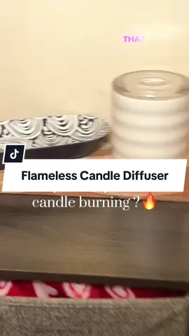 Flameless candle diffuser  Aromatherapy essential oil diffuser   waterless diffuser  safe candle alternative #flamelesscandlee#essentialoilsa#aromatherapy #cozyvibes @QVC, Inc #over40mom 