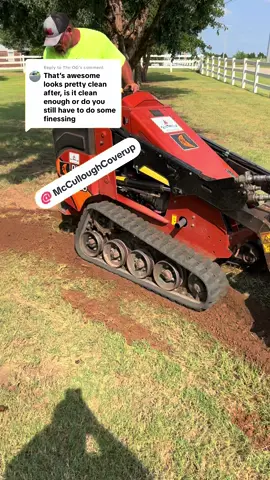 Replying to @The OG Man not a whole lot to do after you pack sometimes I will use the cover up over it one more time. But for the most part maybe up next to the concrete sprinkler heads areas I can’t fit and work, but Long runs like that. They’re pretty much done. #mmlandscapinglawncare #fyp #tools #mcculloughcoverup #lawntok 