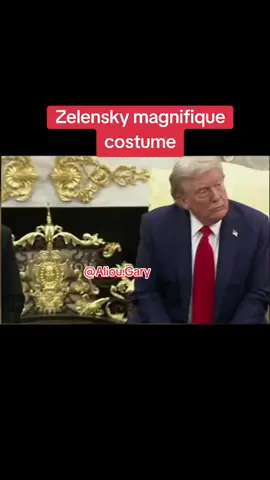 Zelensky magnifique costume
