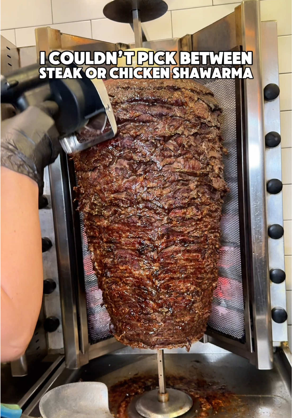 Things that got me through this Monday: being able to get both steak and chicken shawarma on my entree 👌🏽 🌿 4 Las Vegas Locations  🥕Healthy •Customizable • Mediterranean Food 🍽️Lunch, dinner, dine in, pick up, catering, call or order on-line #MediterraneanFood 