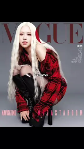 Hank debut pertama di sampul vogue, dan itu di halaman utama  ✨️#rosé #hank #roséblackpink #roséhank 