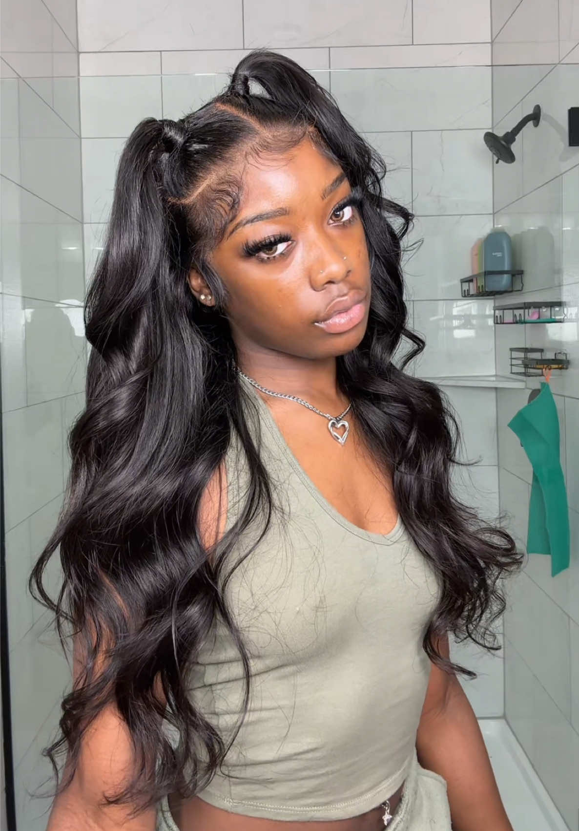 Sunber Hair | 13x4 HD transparent Human Hair Pre Bleached Glueless Ready To Wear Body Wave With Drawstring 180% Density @Sunber Hair  #wigsnatched #wiginstall #wigglue #wiginfluencer #whatlace #whatlacefrontal #frontalinstall #laceglue #wiginstallation #frontalsewin #transparentlace #frontalwigs #closurewig #waterproof #houstonhairstylist #hdlacewig #wigstyling #wigstylist #sunberhair #hdlacewig #gluelesswig #doingmyhair #wig #fyppppppppppp #riannaimari #TikTokShopBacktoSchool #RushTok2025 #NovaTopFinds #sunberhair #sunberwig #bodywave #naturalhair 