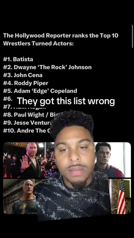 They ain’t even spell his name right lol #wrestling #dwaynejohnson #davebautista #johncena #fyp 